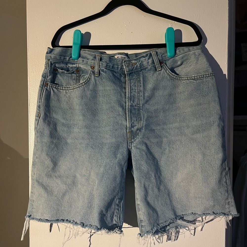 Re/Done 90s Comfy Denim Shorts